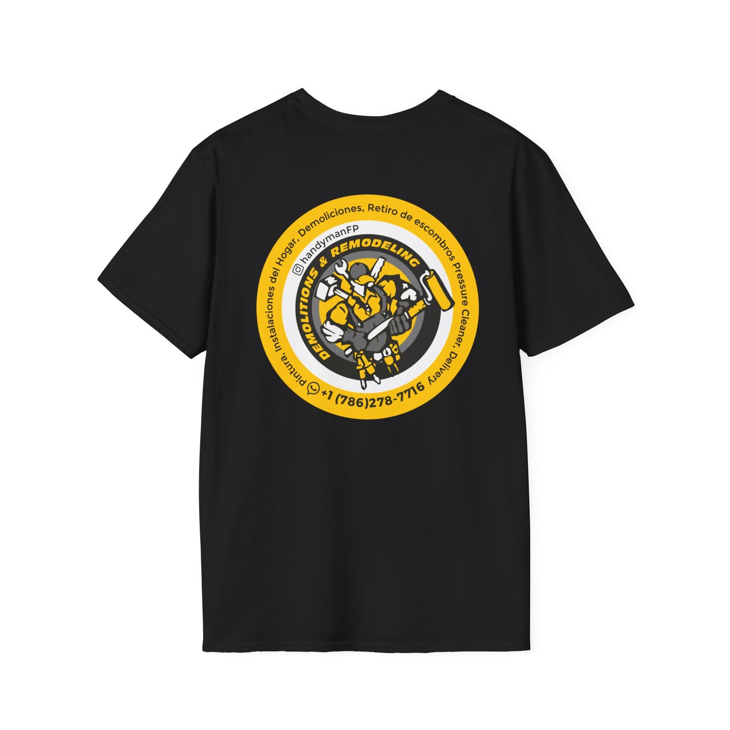 Vintage-Inspired Unisex T-Shirt -Handy Man Logo Special