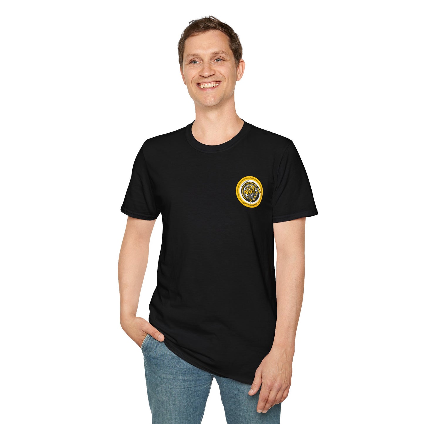Vintage-Inspired Unisex T-Shirt -Handy Man Logo Special