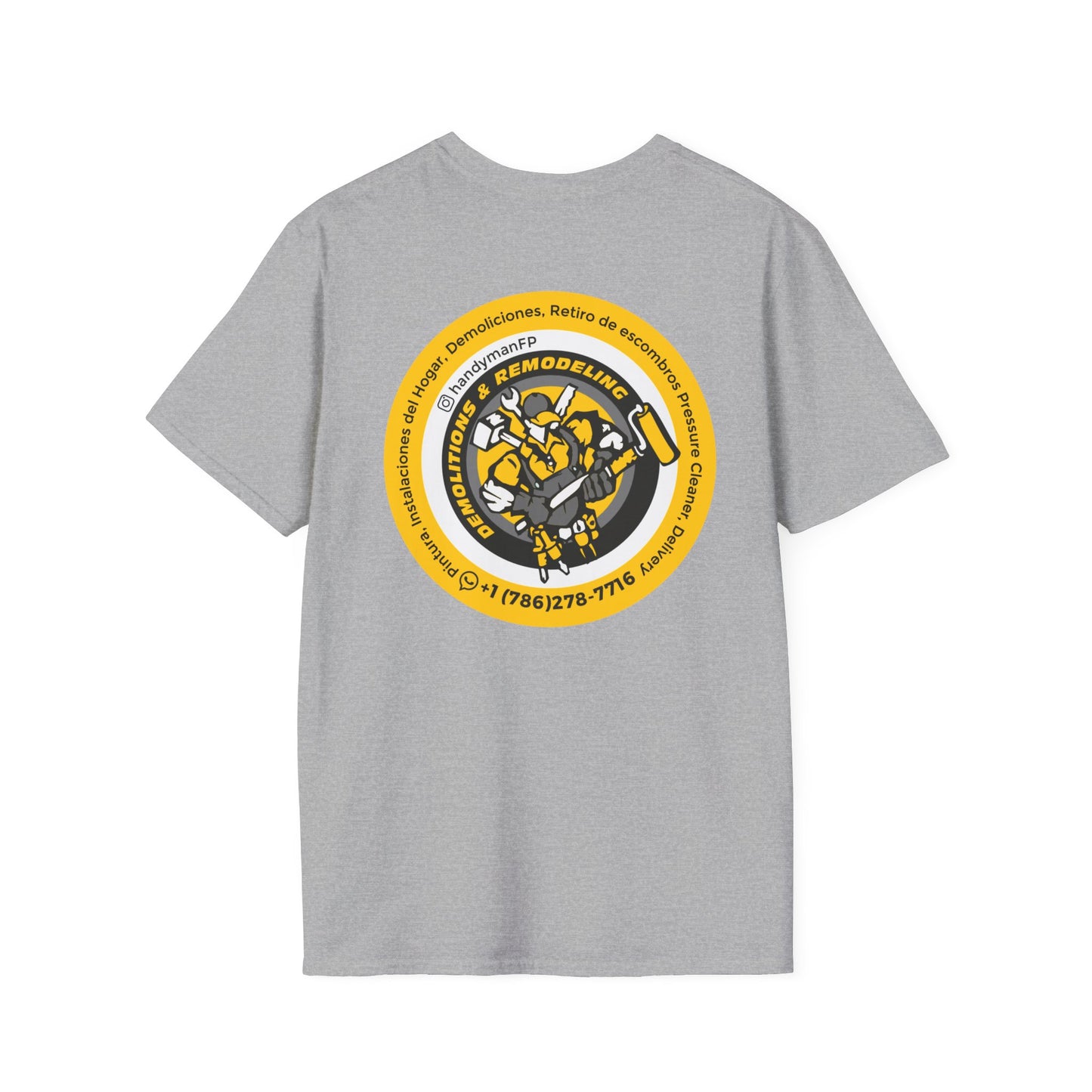Vintage-Inspired Unisex T-Shirt -Handy Man Logo Special