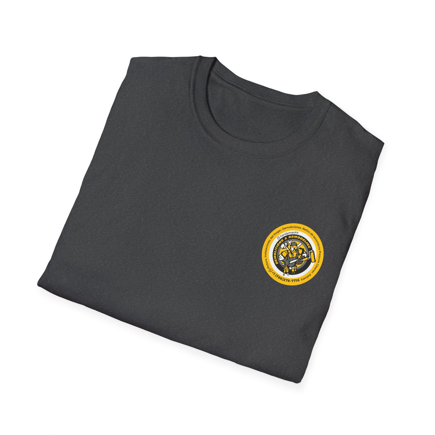 Vintage-Inspired Unisex T-Shirt -Handy Man Logo Special