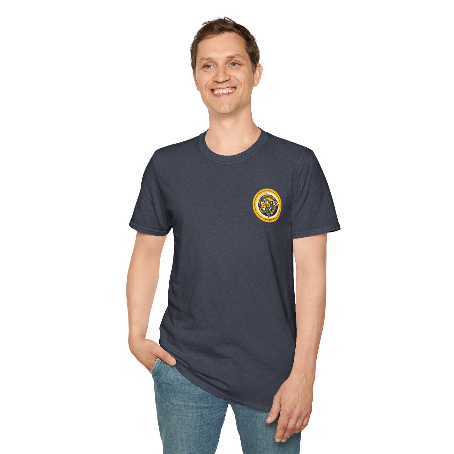 Vintage-Inspired Unisex T-Shirt -Handy Man Logo Special