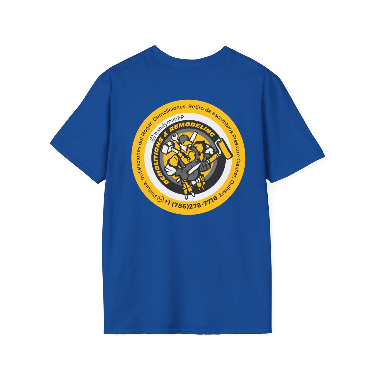 Vintage-Inspired Unisex T-Shirt -Handy Man Logo Special