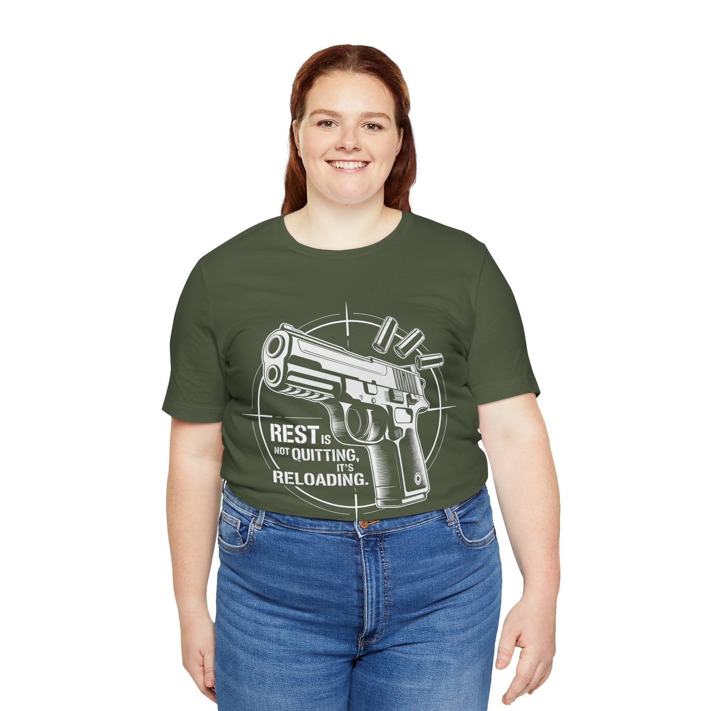 Reload Mode Tee – Rest Is Not Quitting | Mindset Collection