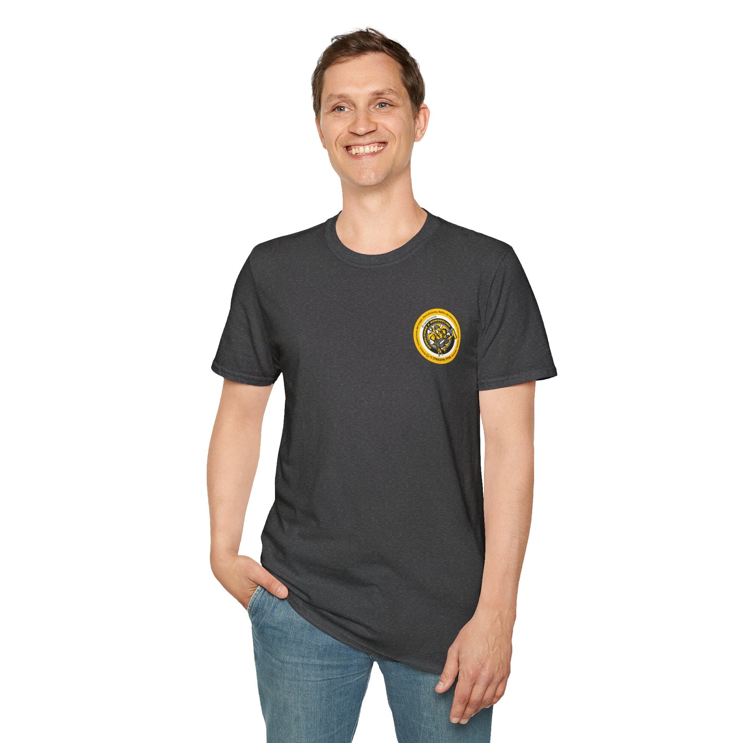 Vintage-Inspired Unisex T-Shirt -Handy Man Logo Special