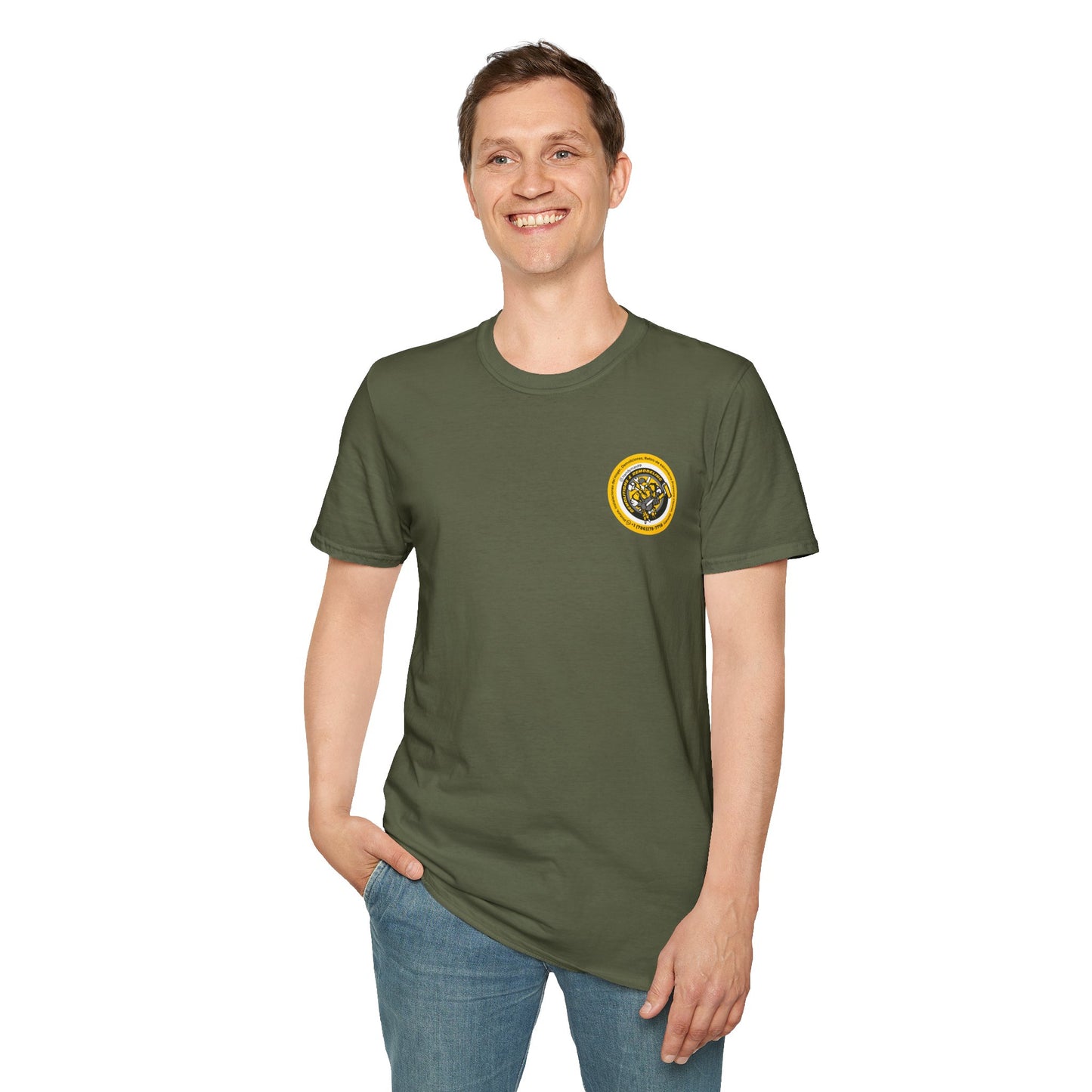 Vintage-Inspired Unisex T-Shirt -Handy Man Logo Special