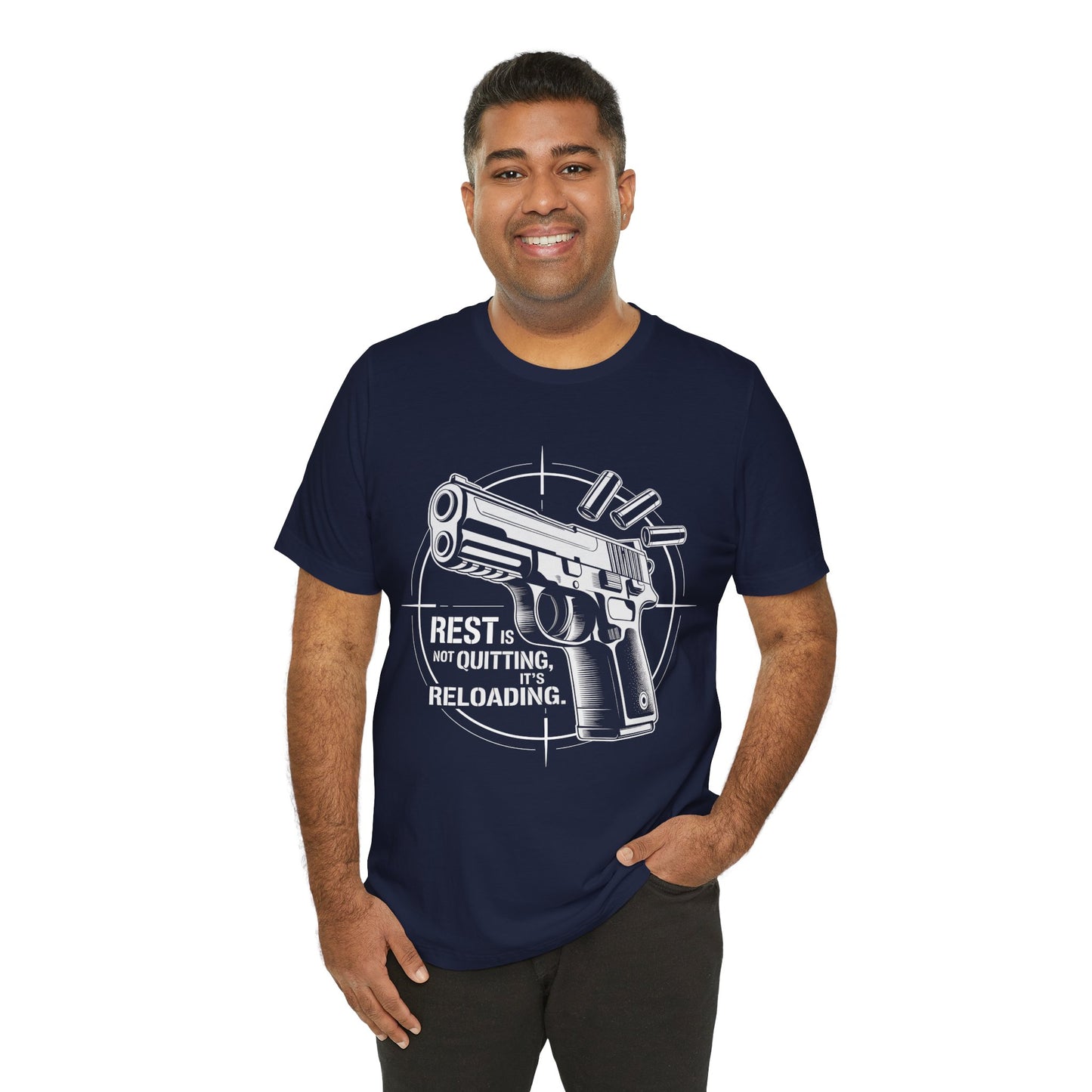 Reload Mode Tee – Rest Is Not Quitting | Mindset Collection
