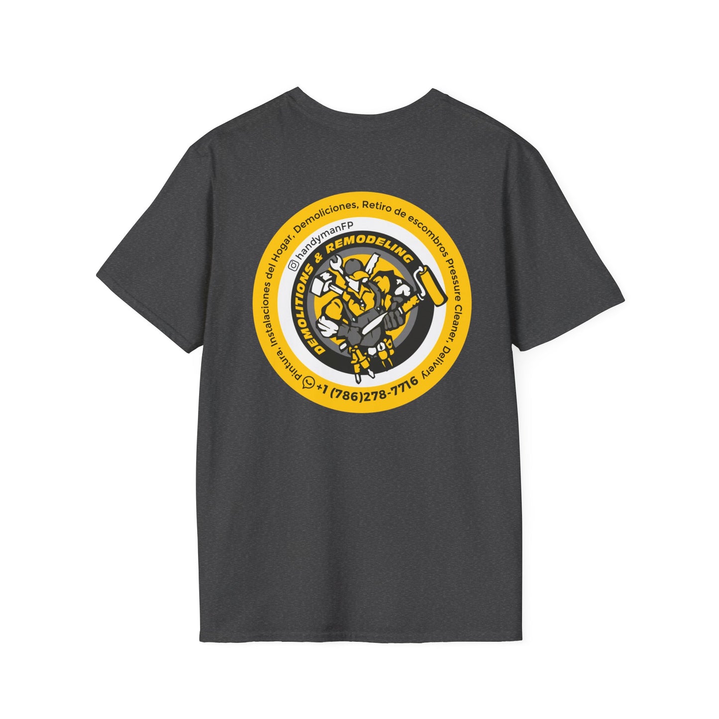 Vintage-Inspired Unisex T-Shirt -Handy Man Logo Special