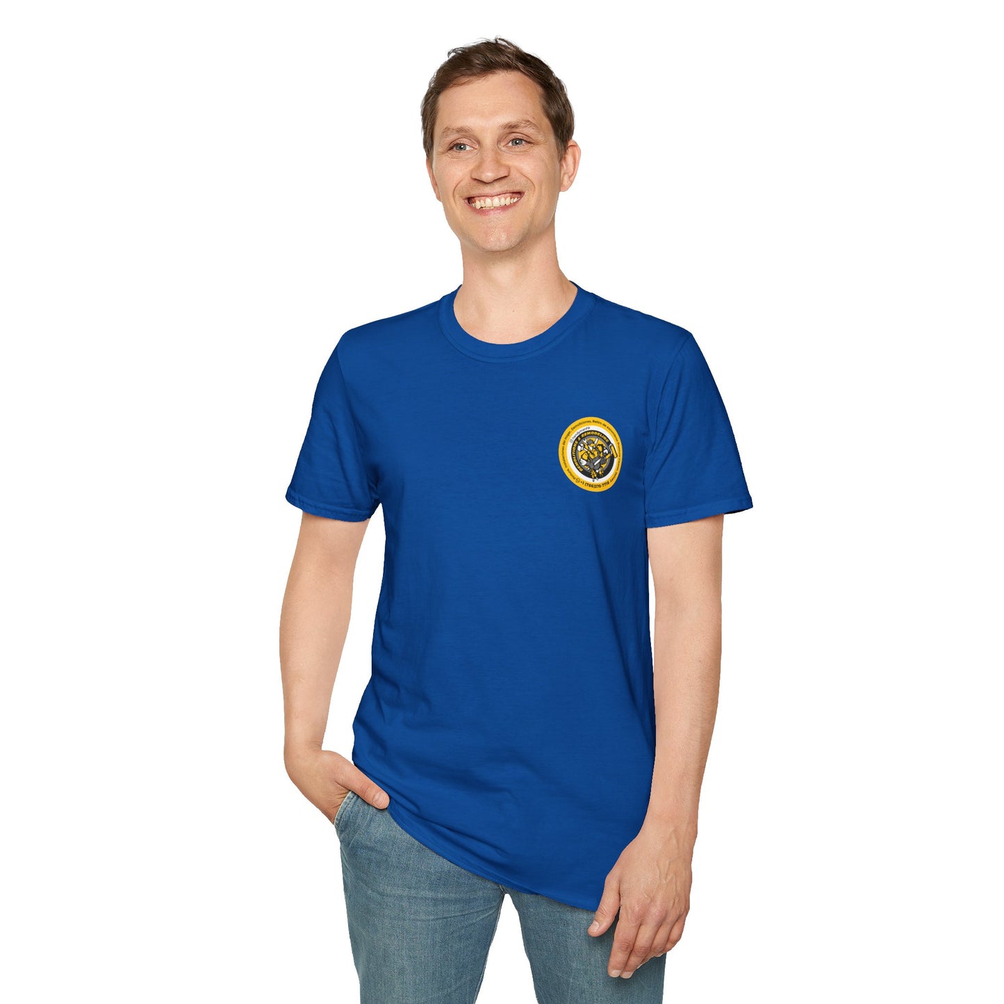 Vintage-Inspired Unisex T-Shirt -Handy Man Logo Special