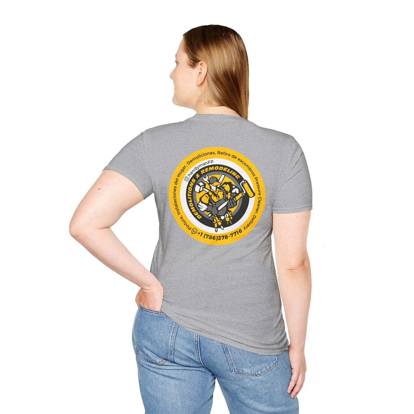 Vintage-Inspired Unisex T-Shirt -Handy Man Logo Special