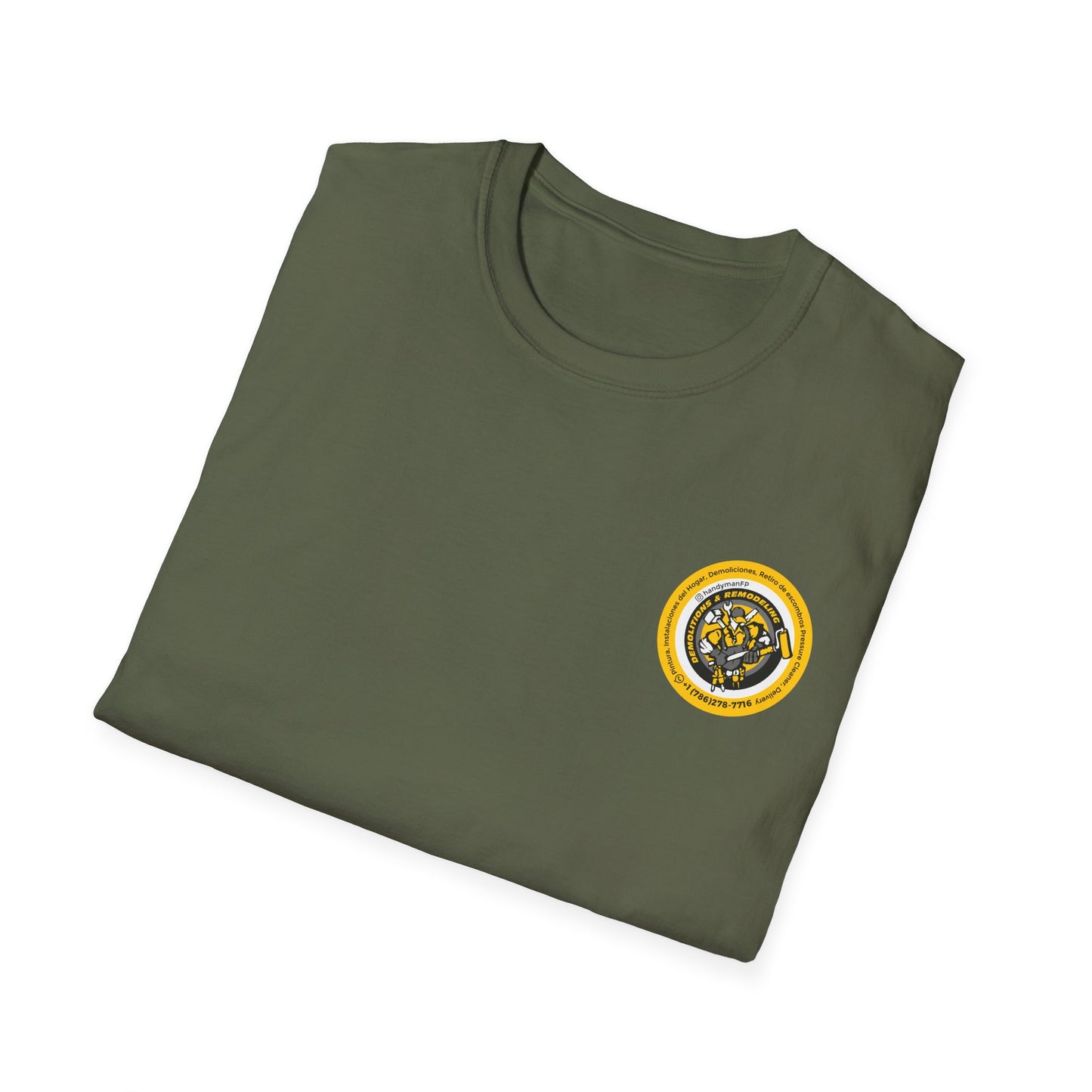 Vintage-Inspired Unisex T-Shirt -Handy Man Logo Special