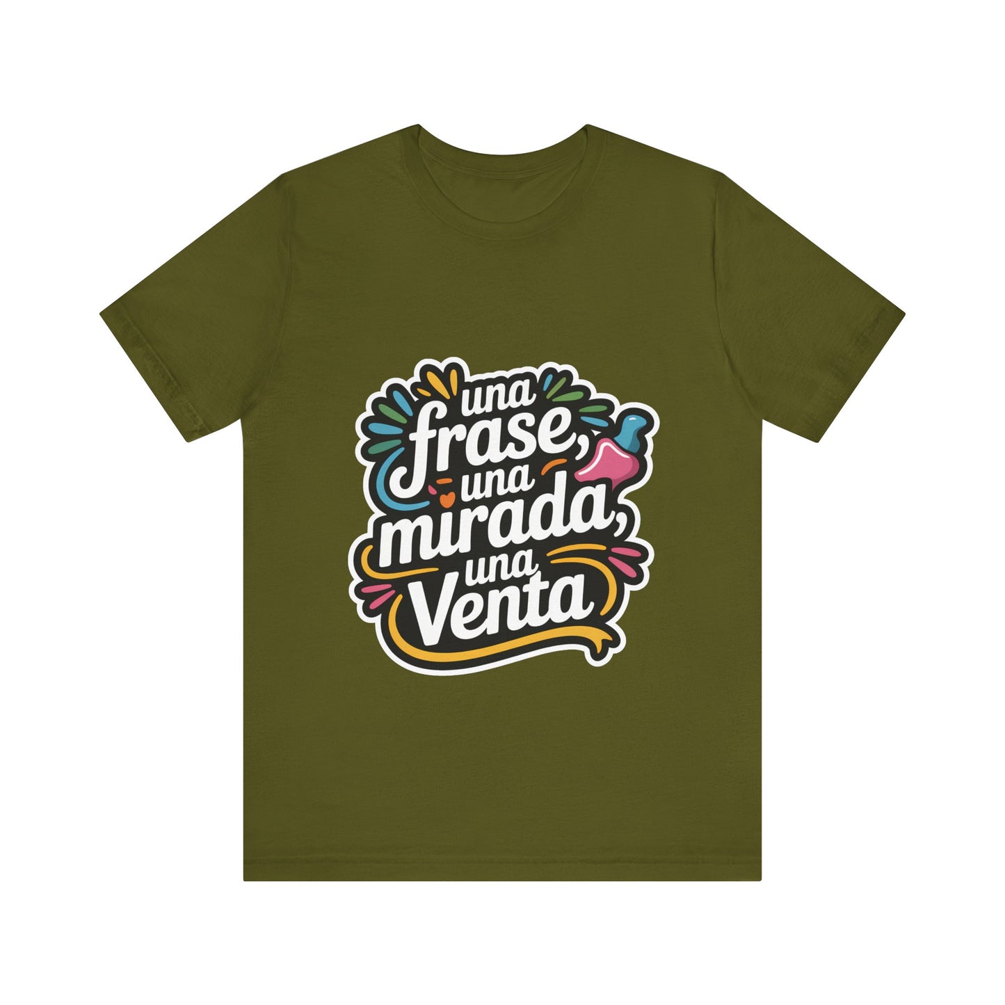 The Power Phrase Tee – One Look, One Sale.
