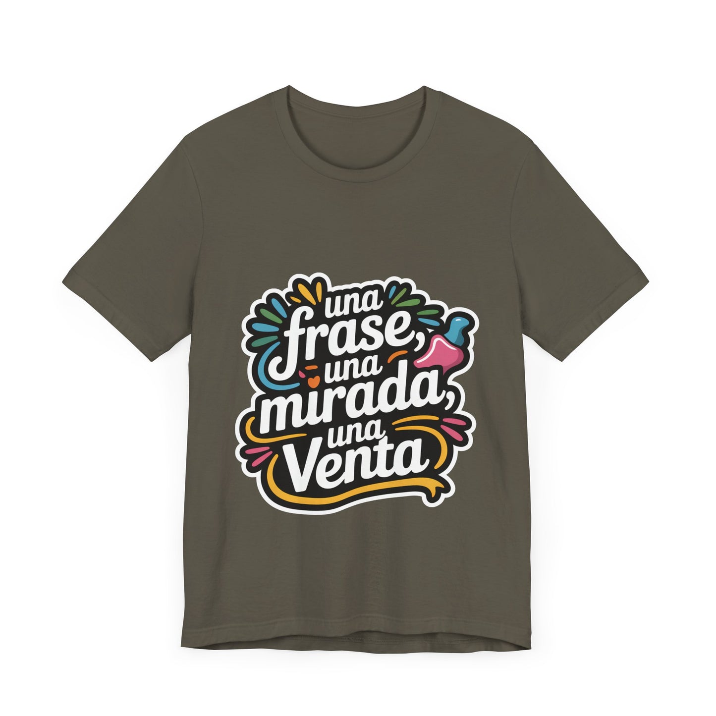 The Power Phrase Tee – One Look, One Sale.