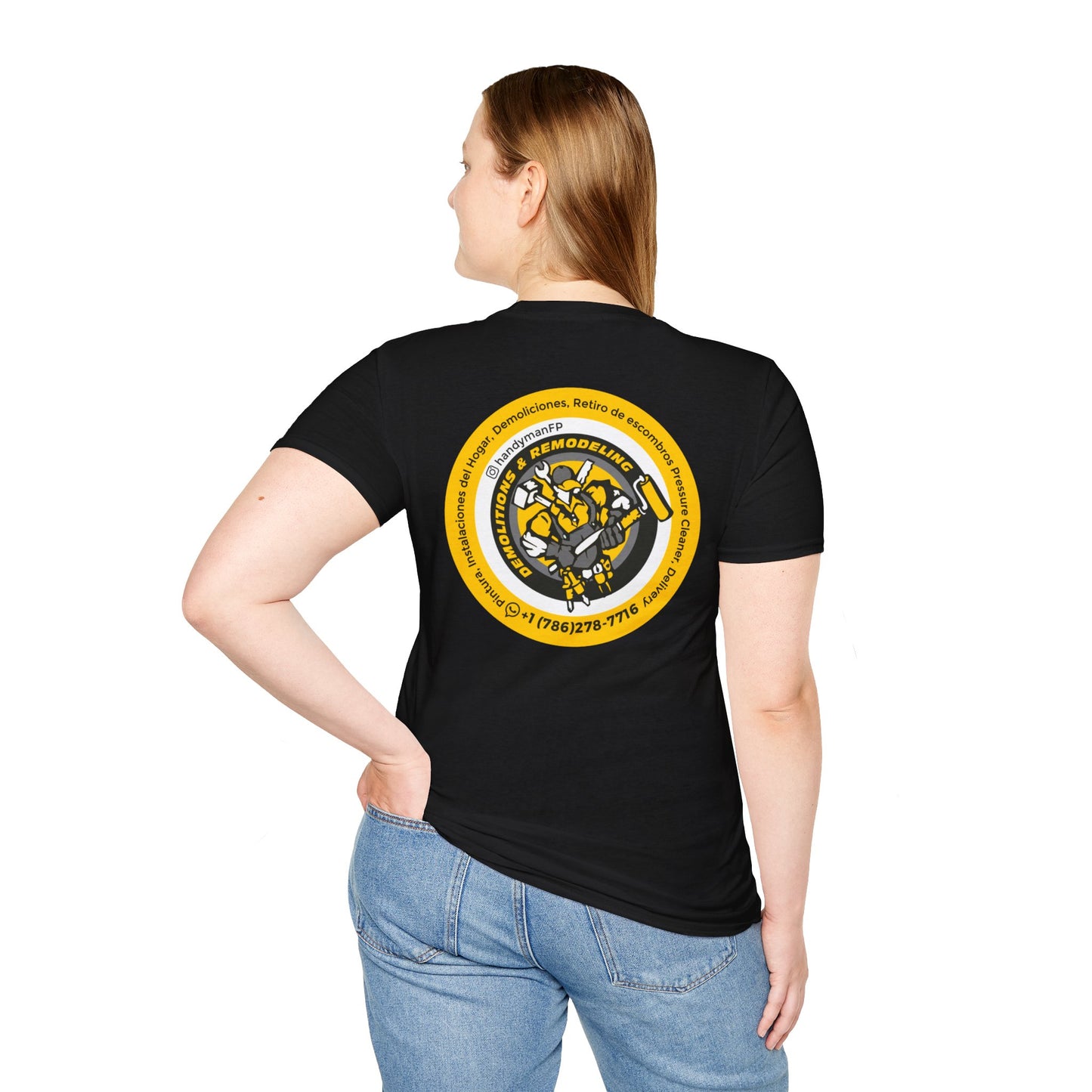 Vintage-Inspired Unisex T-Shirt -Handy Man Logo Special