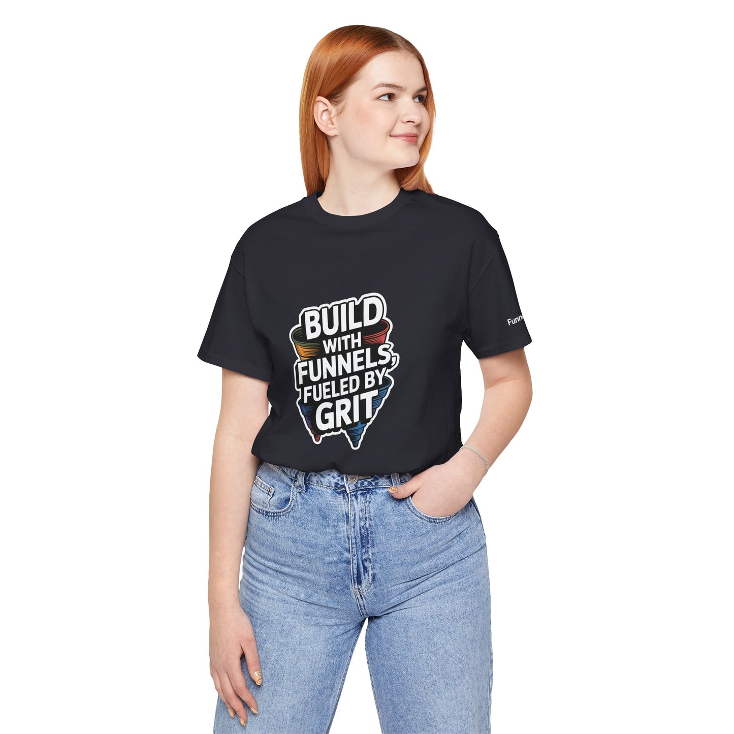 The Funnel Hustle Tee — Fueled by Grit - Branded Edition
