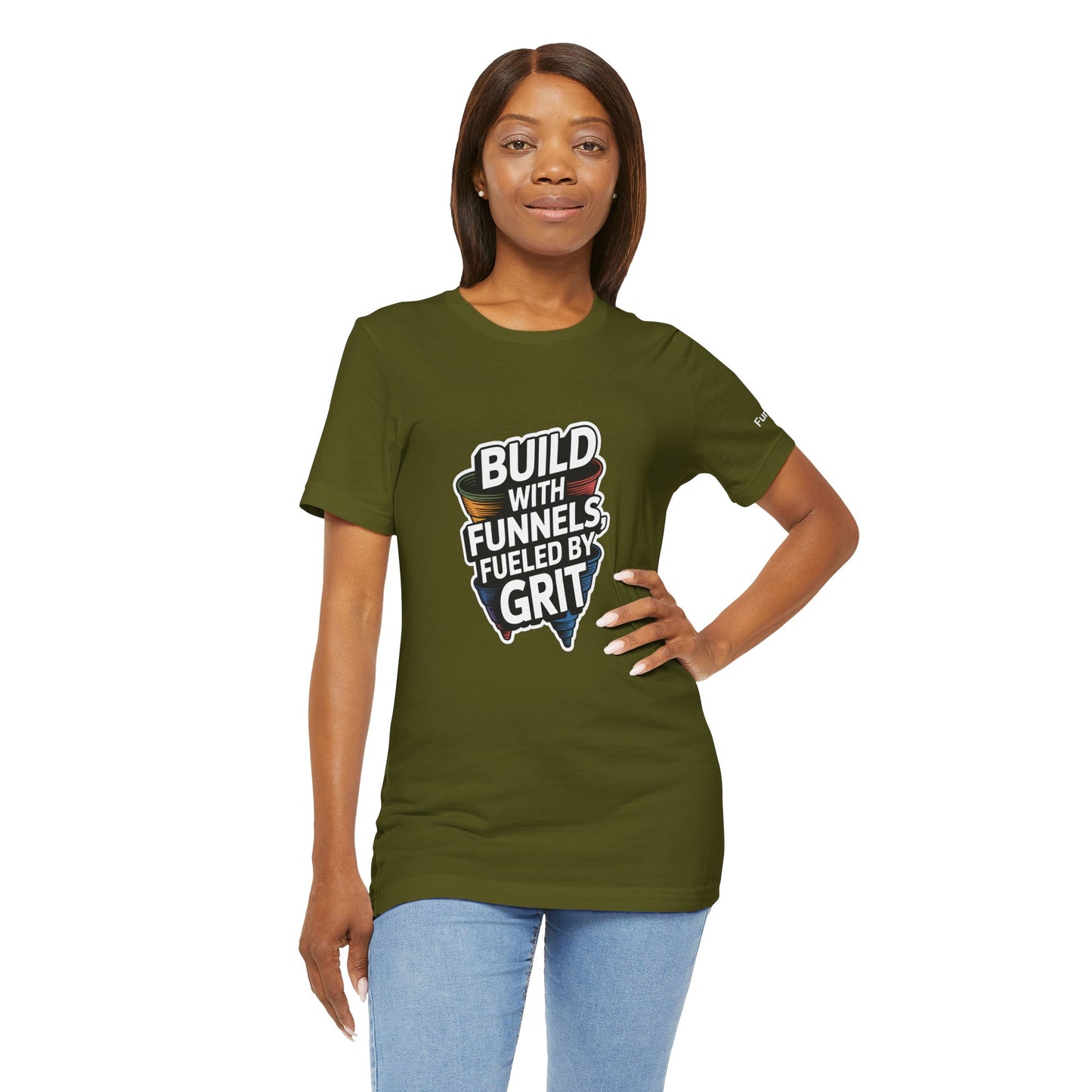 The Funnel Hustle Tee — Fueled by Grit - Branded Edition