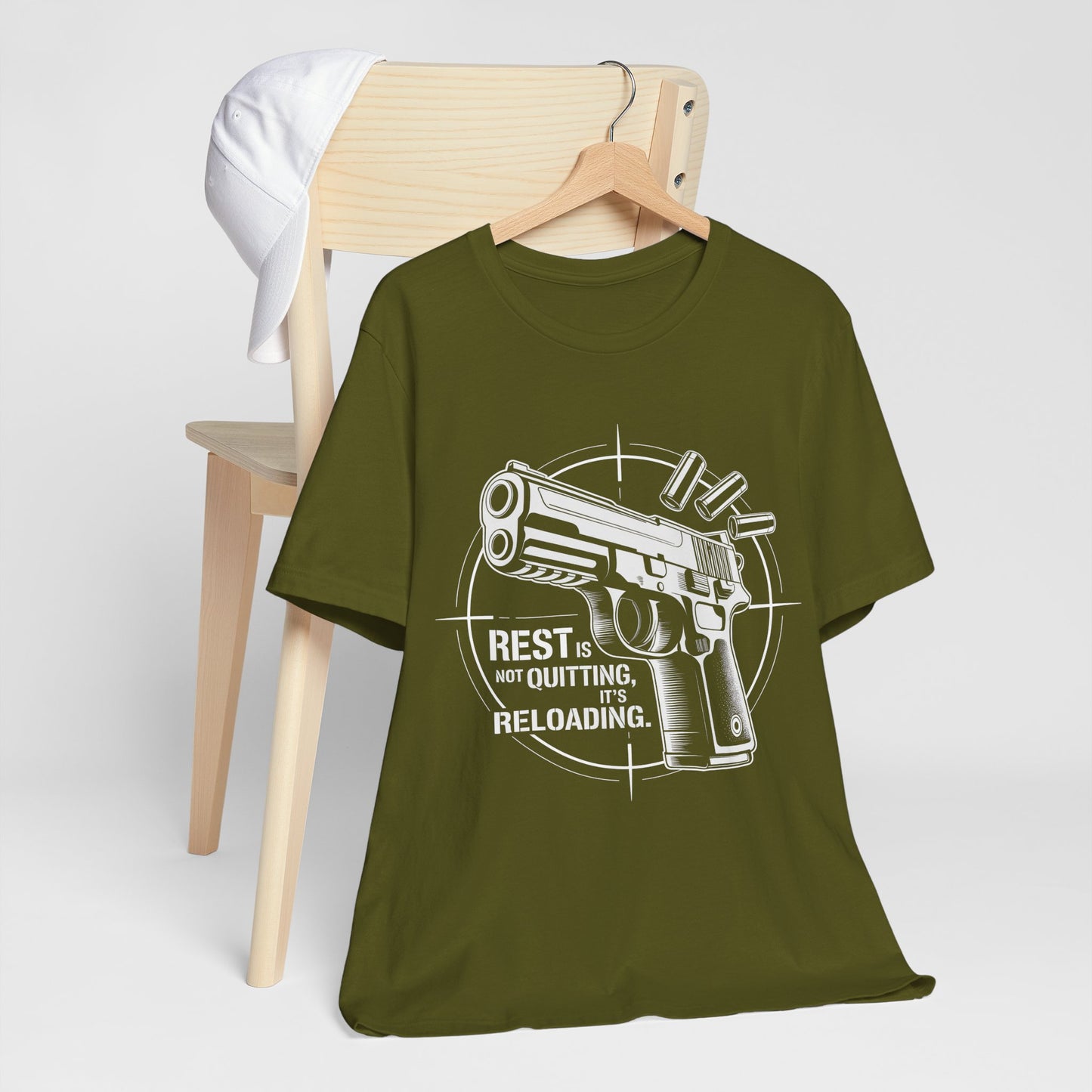 Reload Mode Tee – Rest Is Not Quitting | Mindset Collection