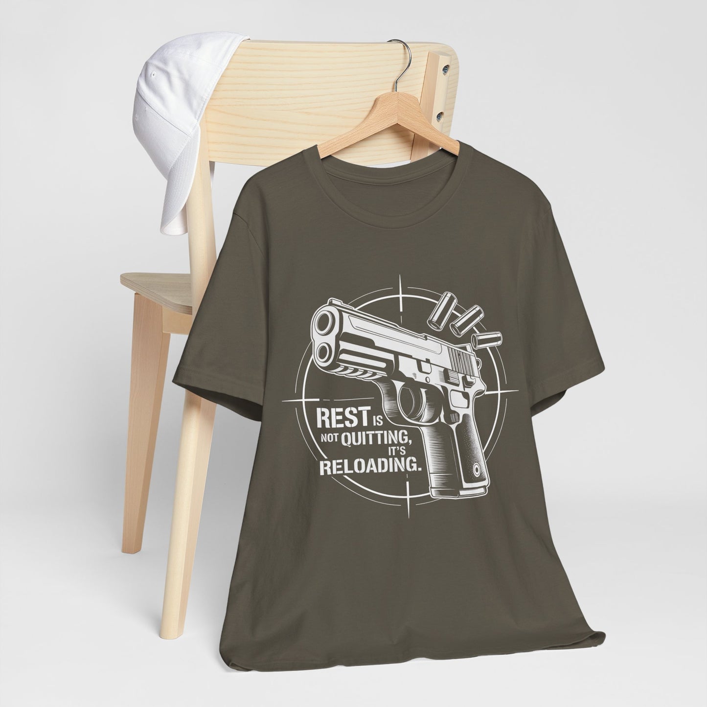 Reload Mode Tee – Rest Is Not Quitting | Mindset Collection