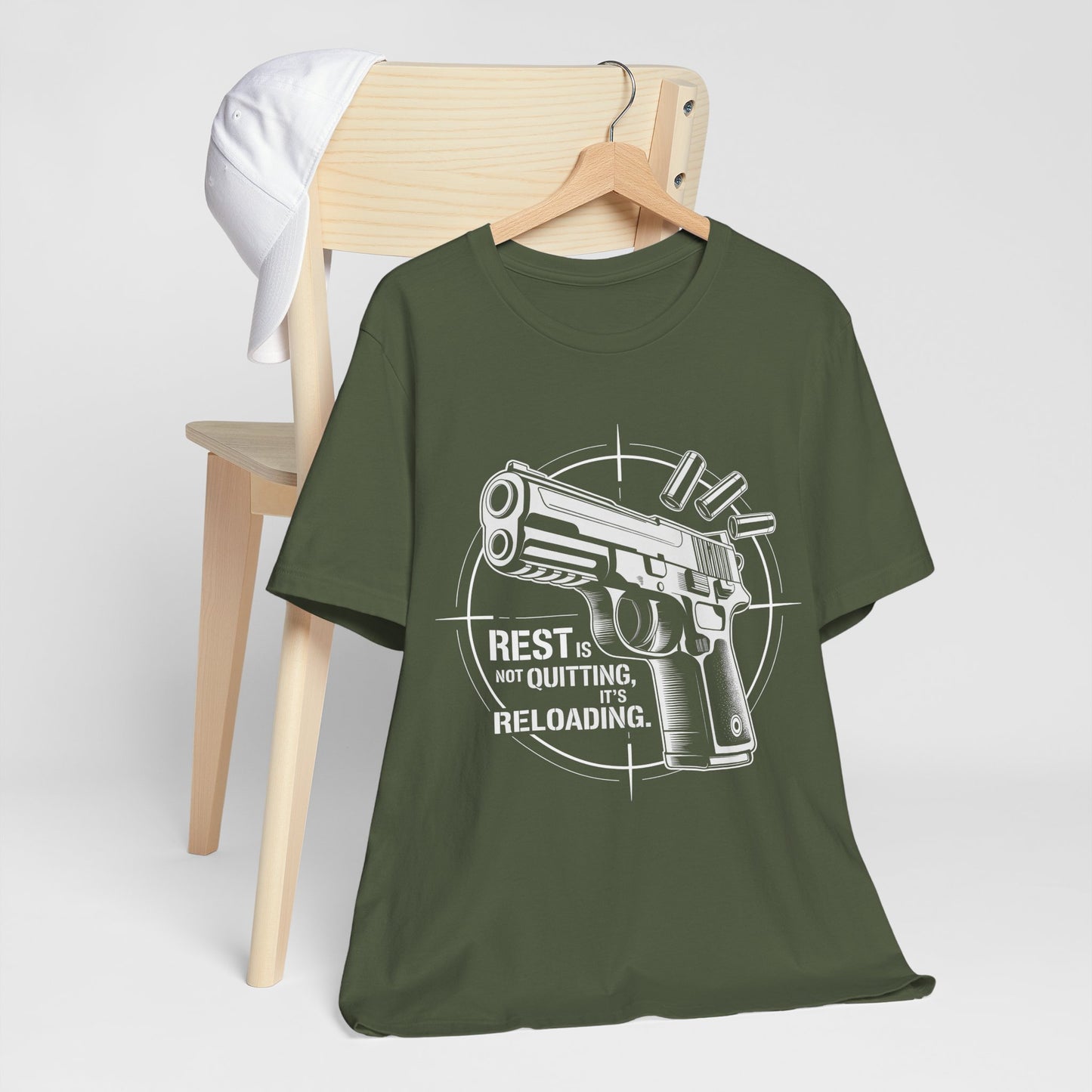 Reload Mode Tee – Rest Is Not Quitting | Mindset Collection