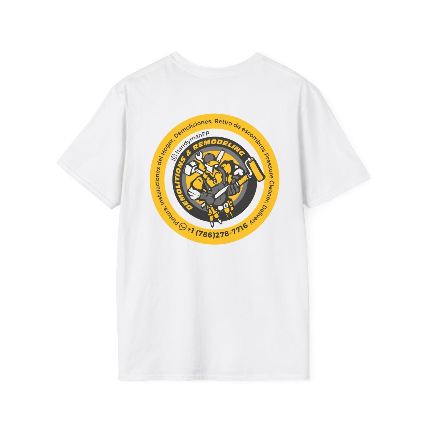 Vintage-Inspired Unisex T-Shirt -Handy Man Logo Special