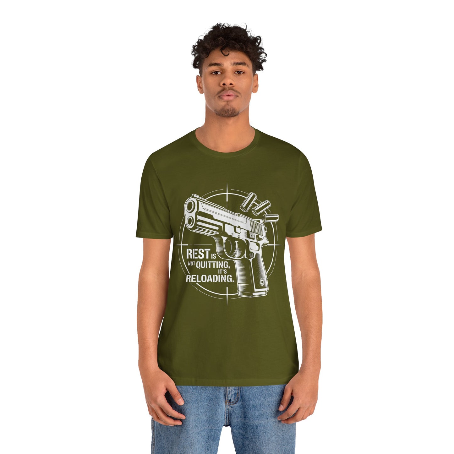Reload Mode Tee – Rest Is Not Quitting | Mindset Collection