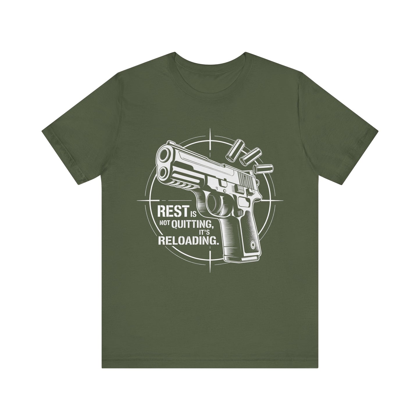 Reload Mode Tee – Rest Is Not Quitting | Mindset Collection