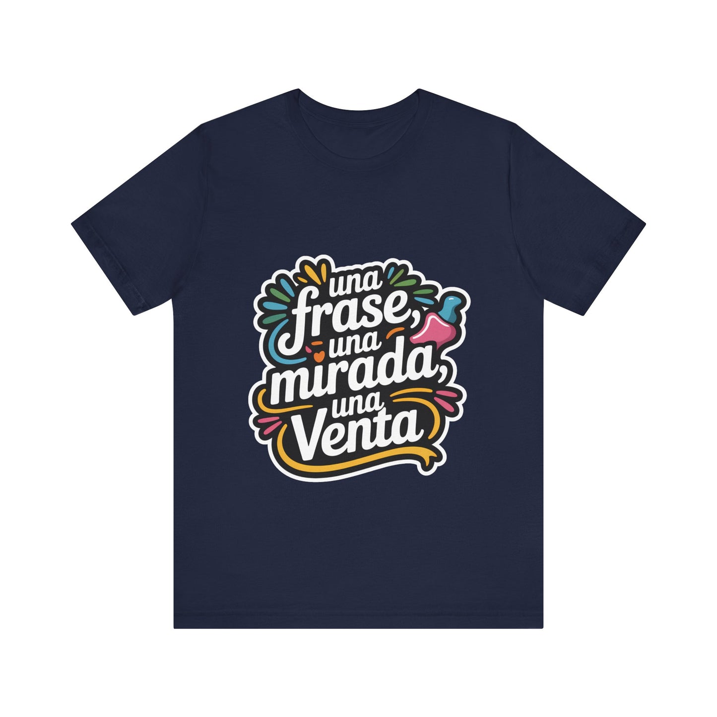 The Power Phrase Tee – One Look, One Sale.