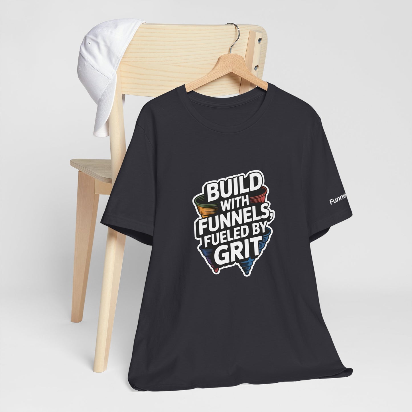 The Funnel Hustle Tee — Fueled by Grit - Branded Edition