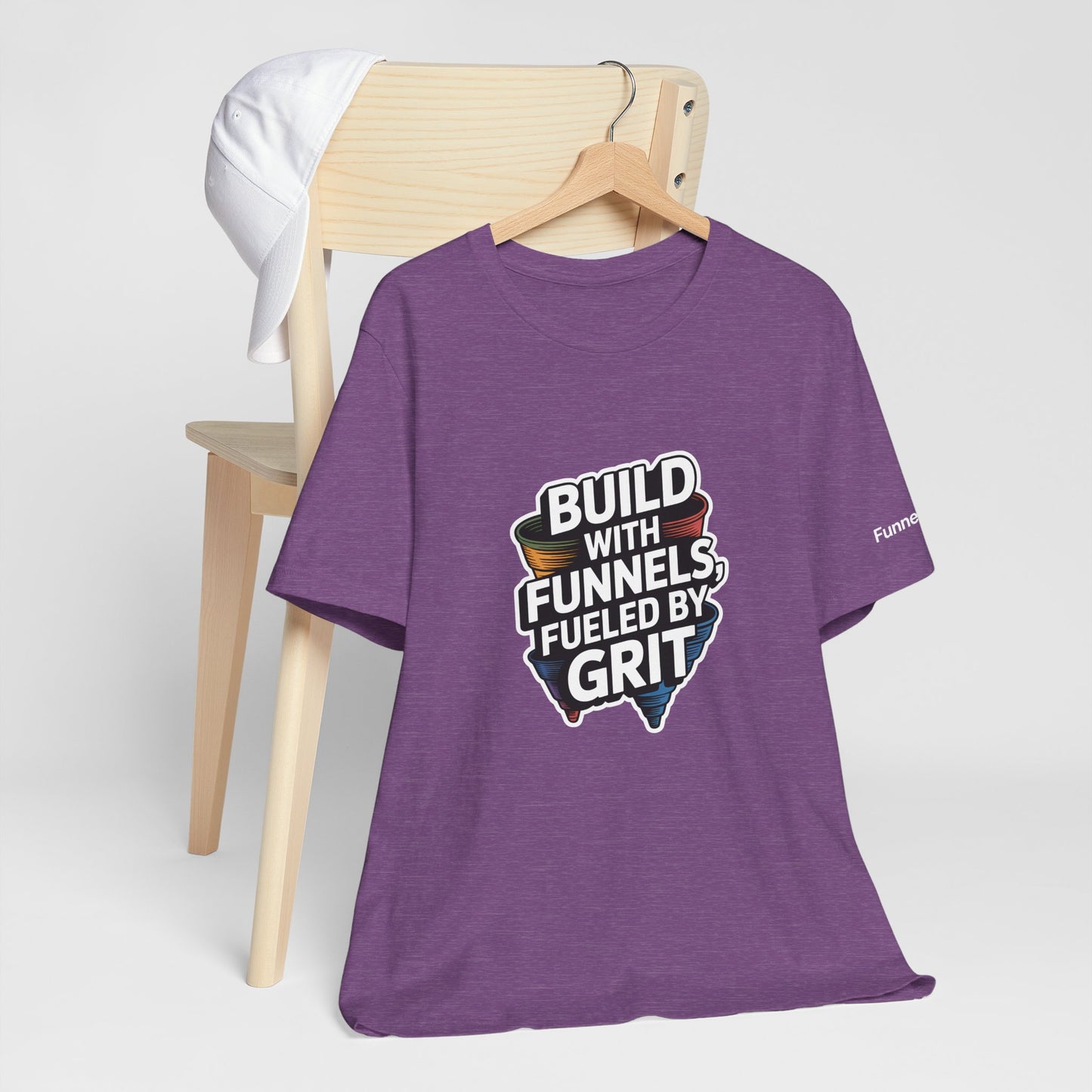 The Funnel Hustle Tee — Fueled by Grit - Branded Edition