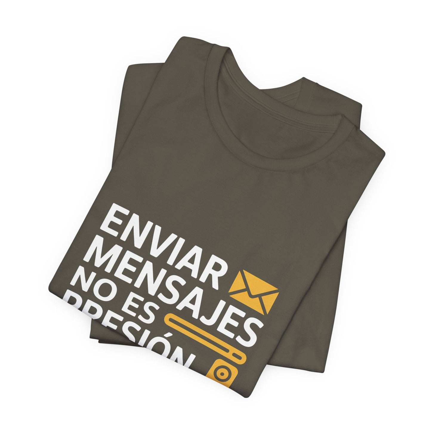 Sending Messages Isn’t Pressure — It’s Presence. Tee | Marketing Quote Shirt