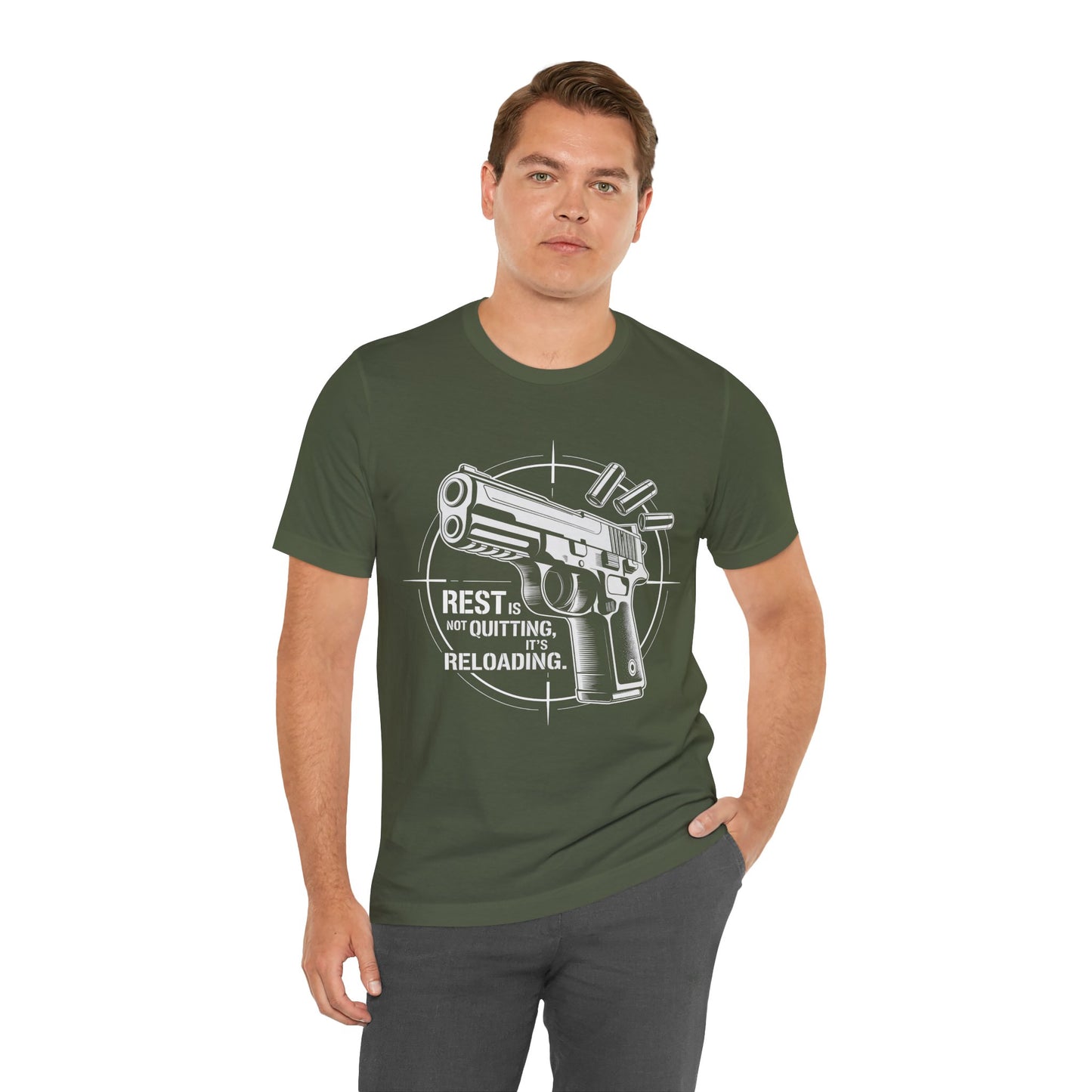Reload Mode Tee – Rest Is Not Quitting | Mindset Collection
