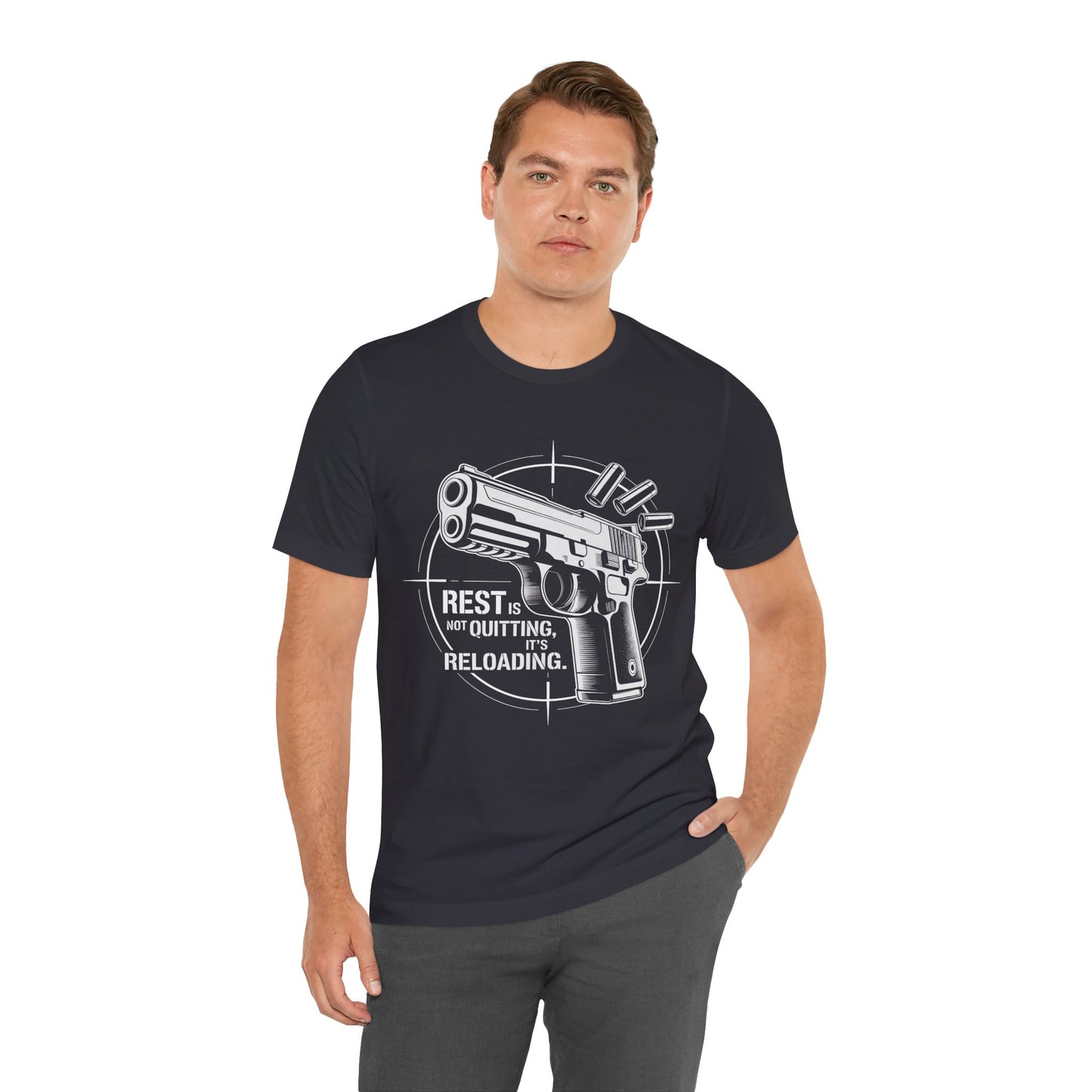 Reload Mode Tee – Rest Is Not Quitting | Mindset Collection