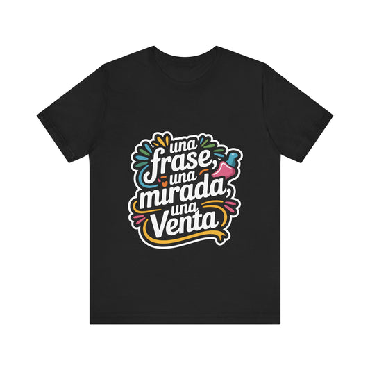 The Power Phrase Tee – One Look, One Sale.