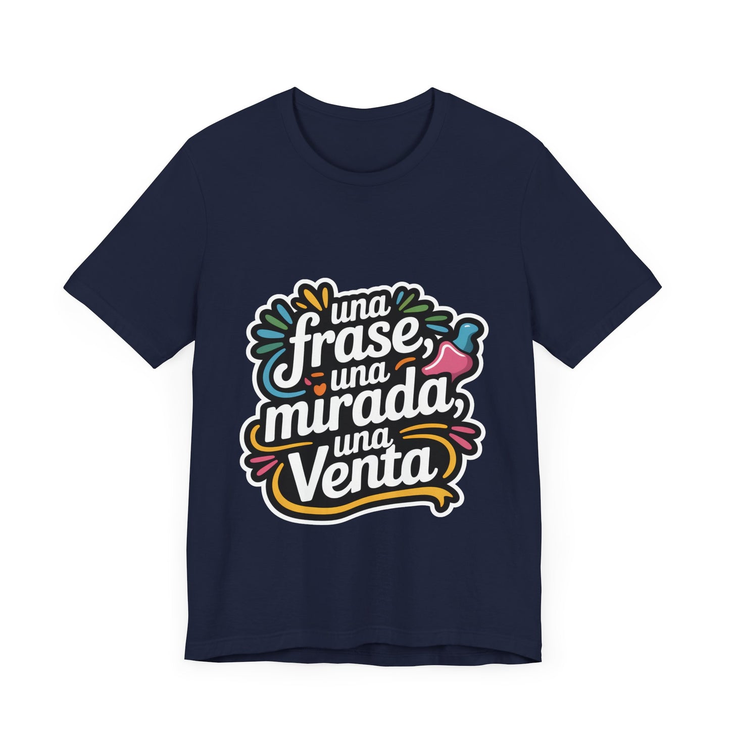 The Power Phrase Tee – One Look, One Sale.
