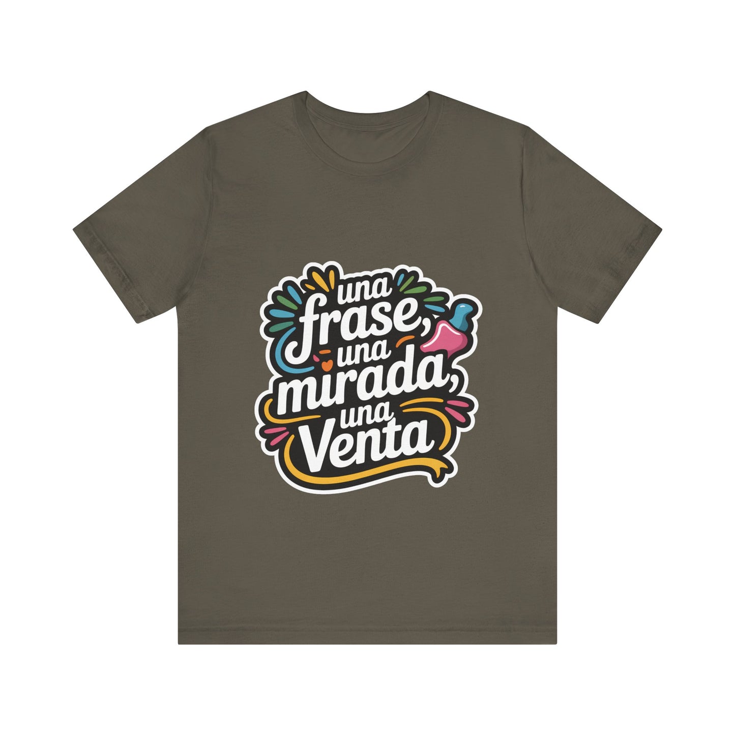 The Power Phrase Tee – One Look, One Sale.