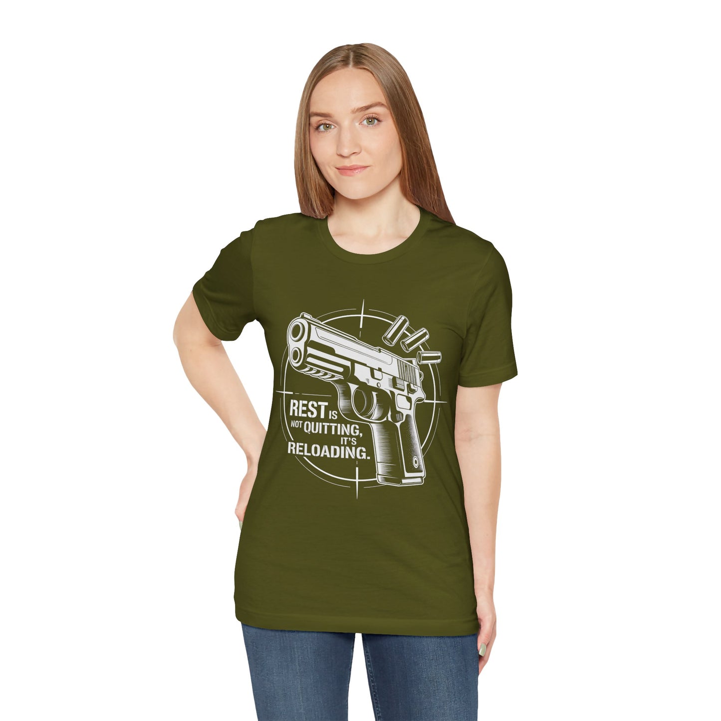 Reload Mode Tee – Rest Is Not Quitting | Mindset Collection