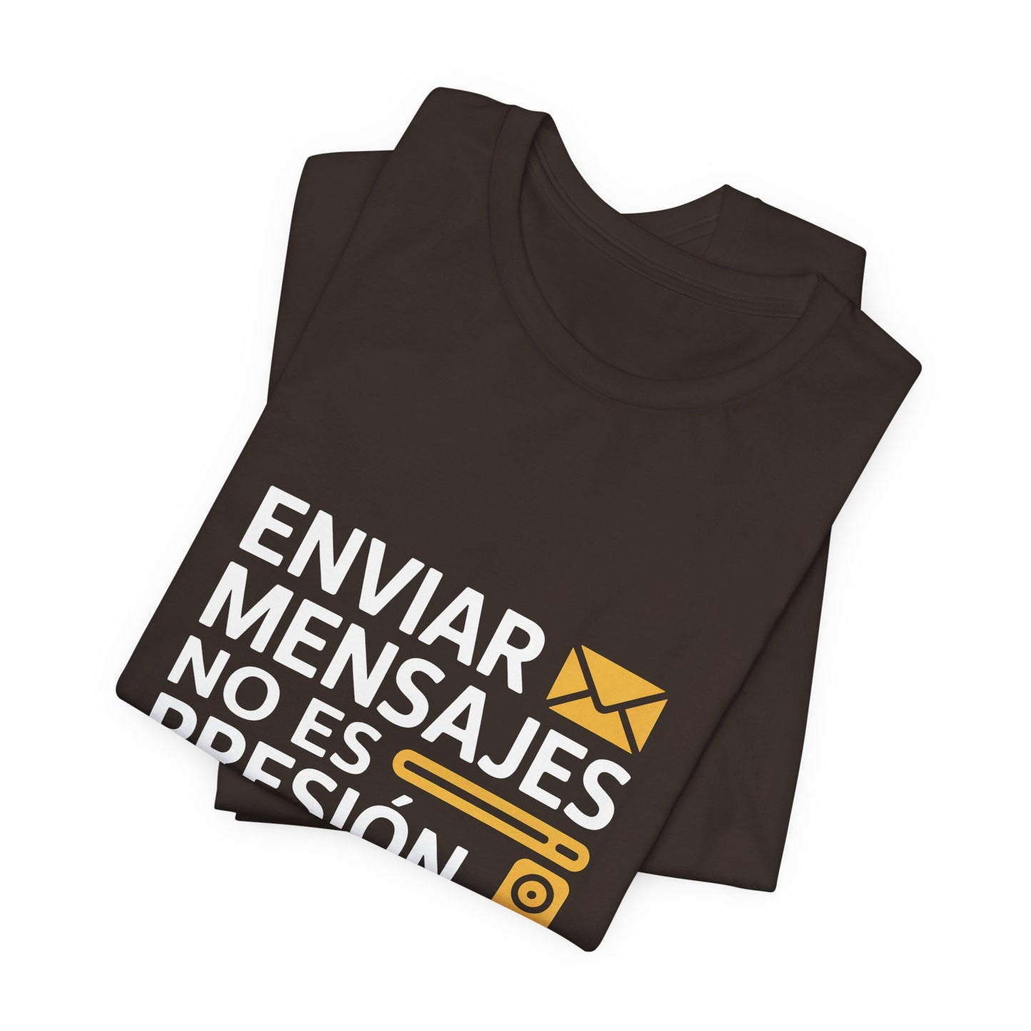 Sending Messages Isn’t Pressure — It’s Presence. Tee | Marketing Quote Shirt