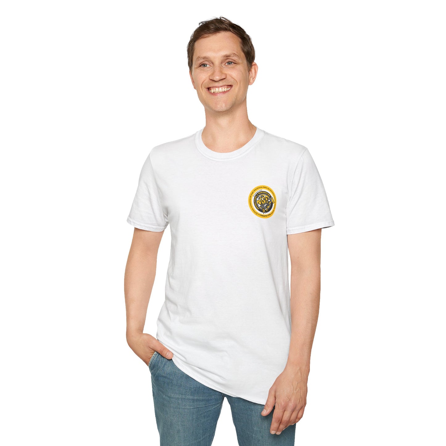 Vintage-Inspired Unisex T-Shirt -Handy Man Logo Special