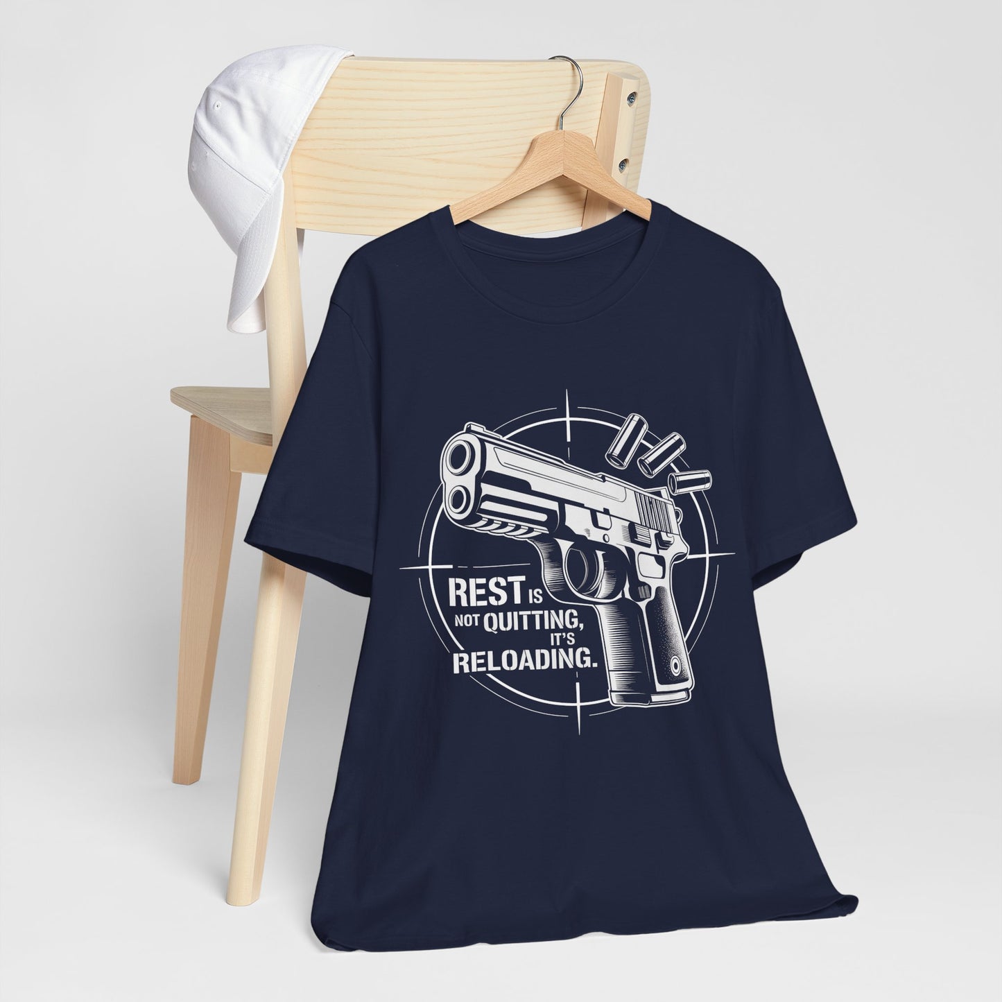 Reload Mode Tee – Rest Is Not Quitting | Mindset Collection