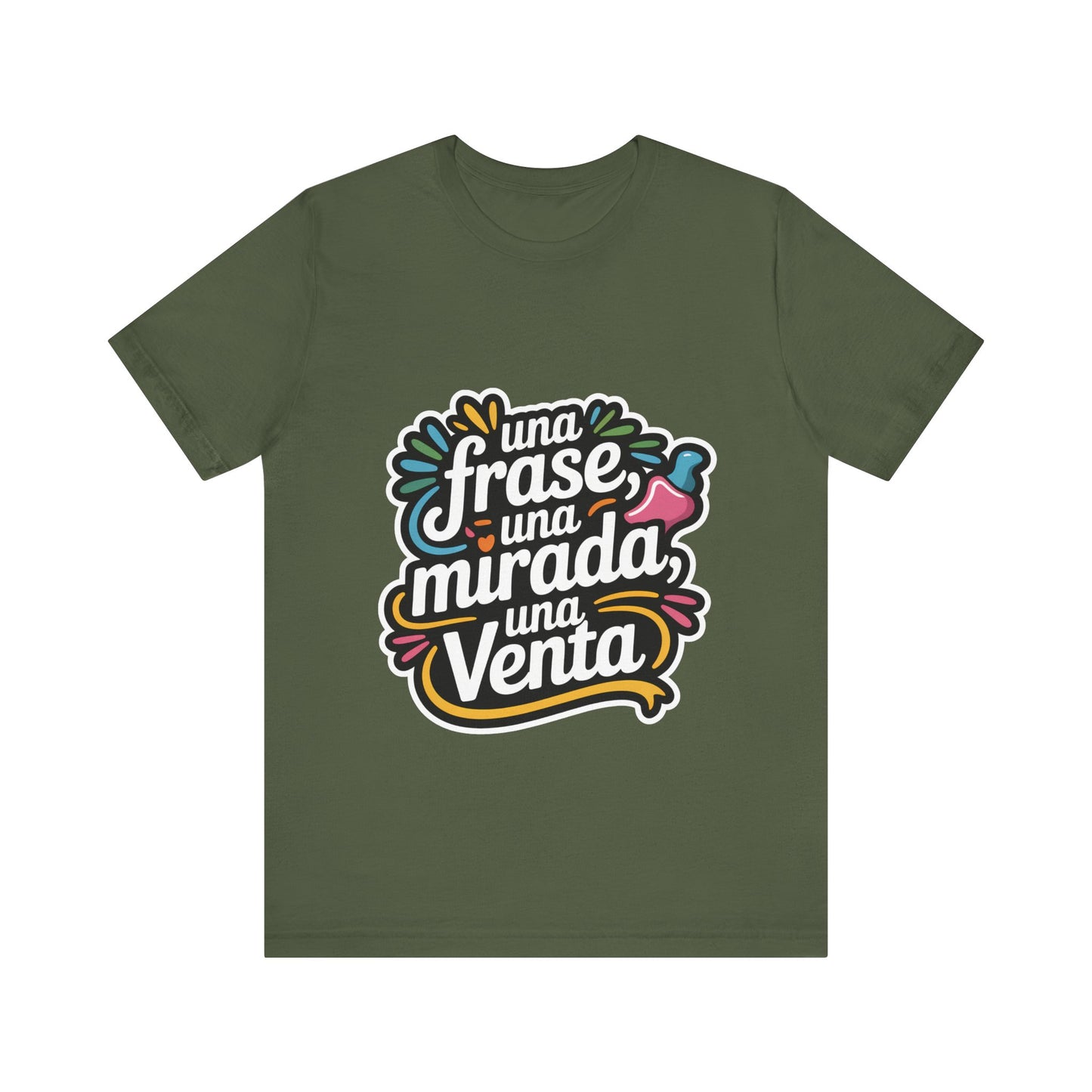 The Power Phrase Tee – One Look, One Sale.