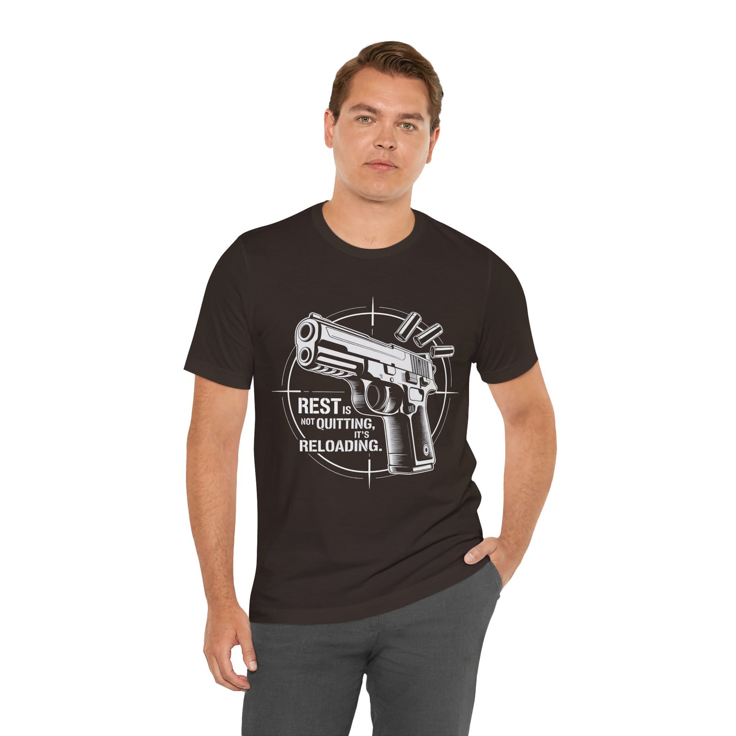Reload Mode Tee – Rest Is Not Quitting | Mindset Collection