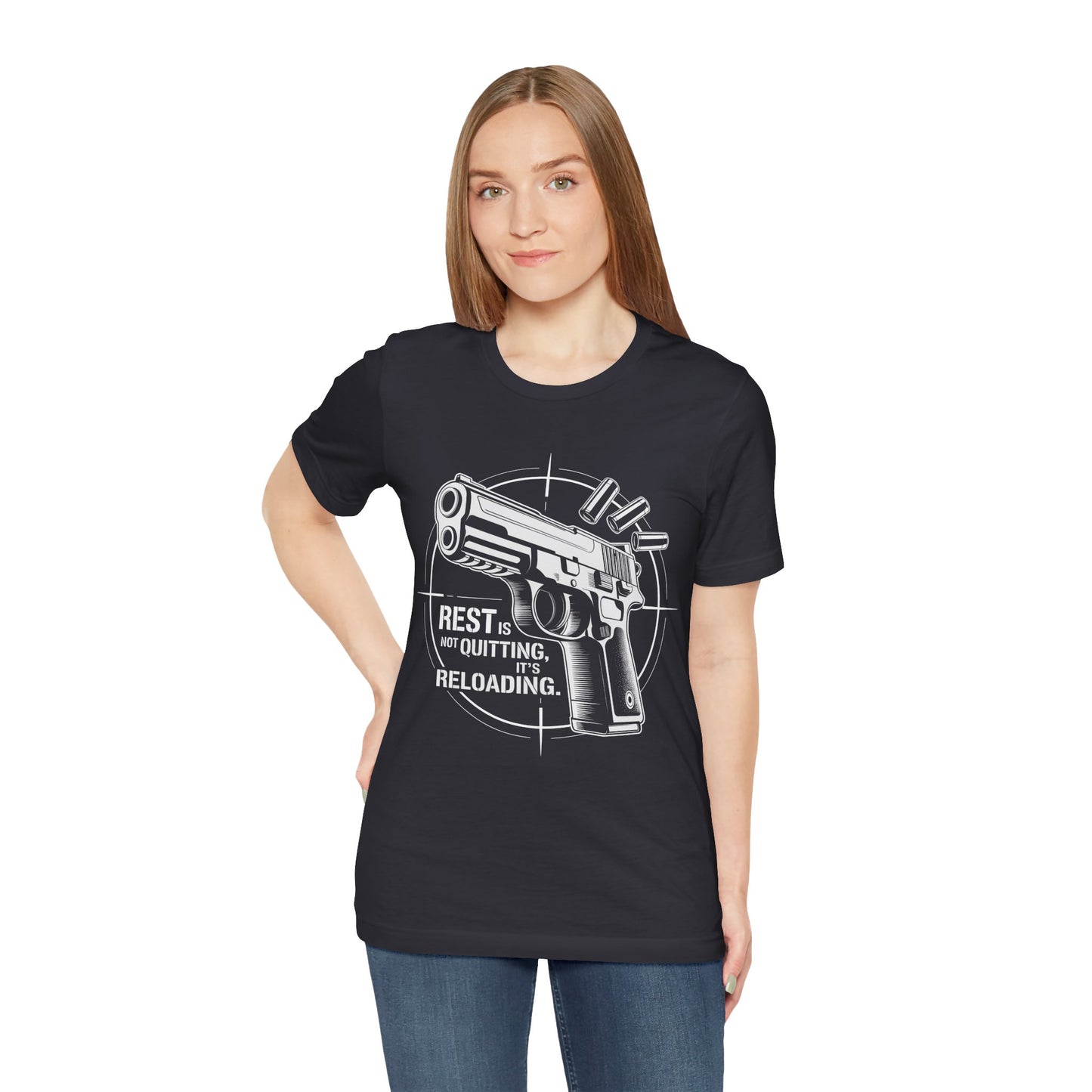 Reload Mode Tee – Rest Is Not Quitting | Mindset Collection