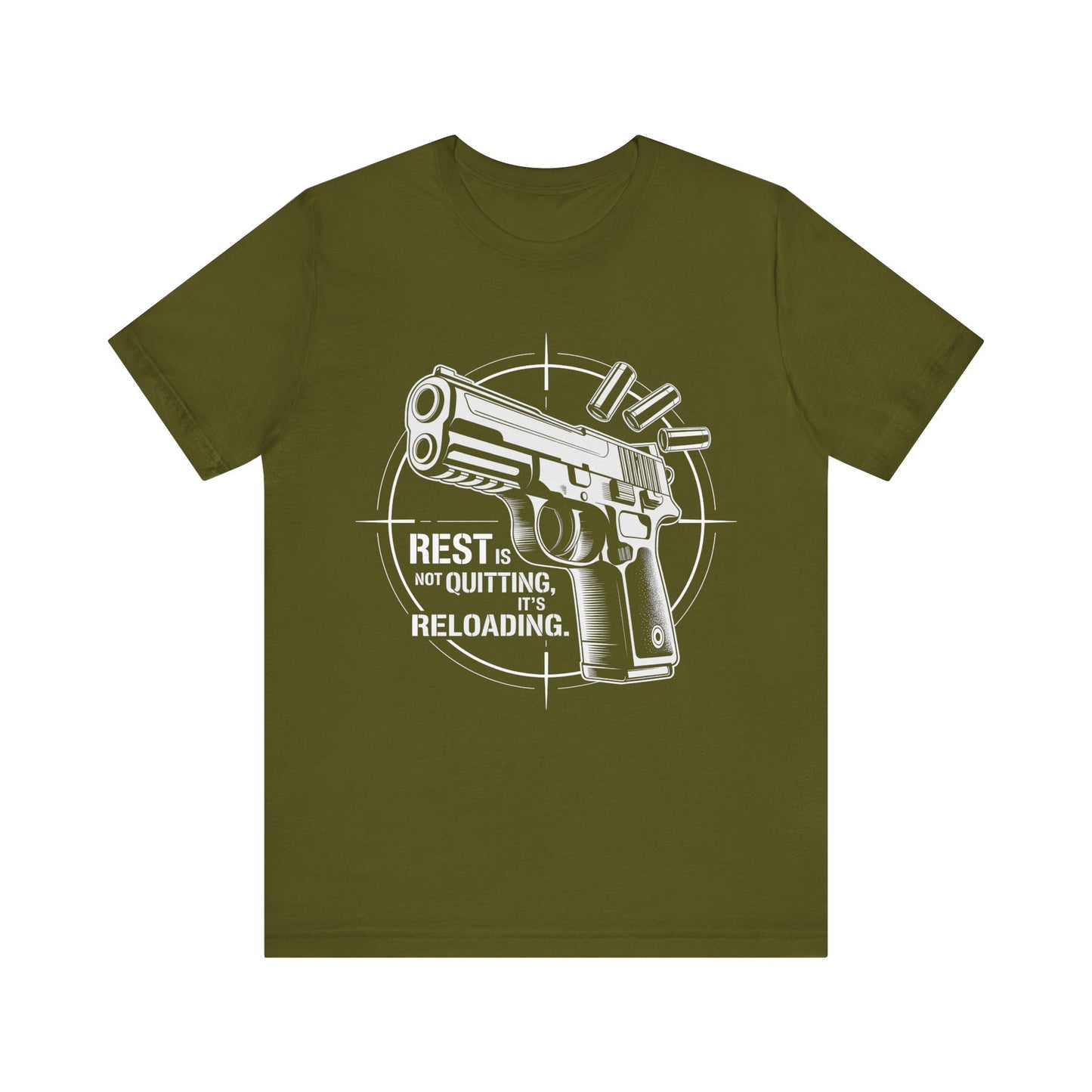 Reload Mode Tee – Rest Is Not Quitting | Mindset Collection